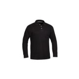 POLO PIQUÉ NEGRO ADEEPI ALGODÓN