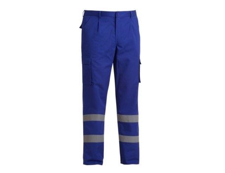 PANTALÓN TERGAL SEGURIDAD C/BANDAS REFLECTANTES MARINO