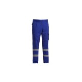 PANTALÓN TERGAL SEGURIDAD C/BANDAS REFLECTANTES MARINO
