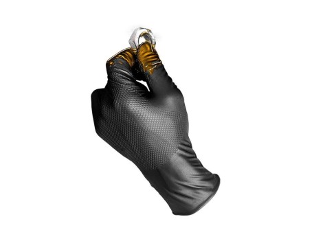 GUANTE NITRILO GRIPPAZ JUBA 580NR NEGRO