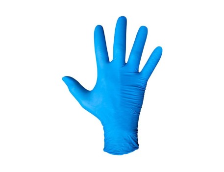 GUANTE NITRILO DESECHABLE SIN POLVO JUBA 576BL