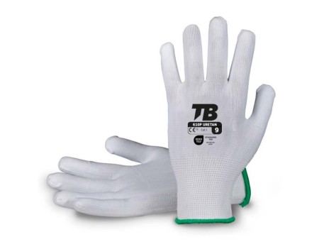 GUANTE NYLON URETANO SIN COSTURAS 610 BLANCO