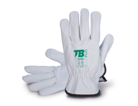 GUANTE PIEL FLOR 160IBSZ GRIS T-6