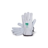 GUANTE PIEL FLOR 160IBSZ GRIS T-6
