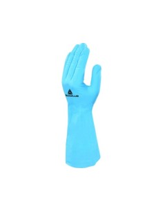 GUANTES DE NITRILO AZUL 30 CM DELTAPLUS