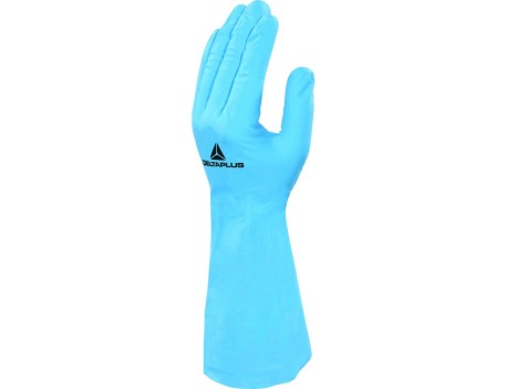 GUANTES DE NITRILO AZUL 30 CM DELTAPLUS