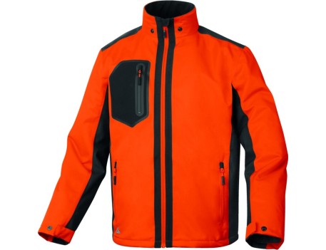 PARKA IMPERMEABLE DELTAPLUS AREN NARANJA/GRIS