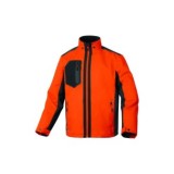 PARKA IMPERMEABLE DELTAPLUS AREN NARANJA/GRIS