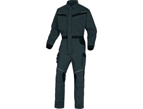 BUZO DE TRABAJO MULTIBOLSILLOS DELTAPLUS MCCO2 GRIS/NEGRO