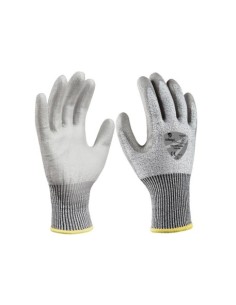 GUANTE ANTICORTE HDPE/POLIUR. 550 GRIS