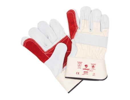 GUANTE REFORZADO ANTIIMPACTOS GRIS ROJO
