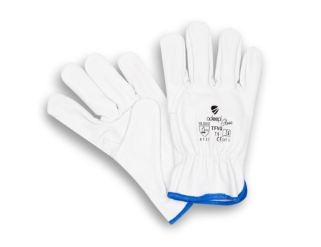 GUANTE CUERO FLOR BLANCO TFV RESISTENTE