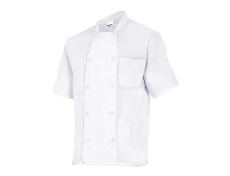 CHAQUETA DE COCINERO MANGA CORTA VELILLA