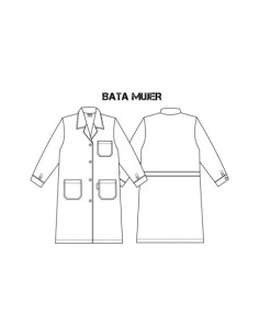 BATA SEÑORITA BOTÓN VISTO BLANCO 2