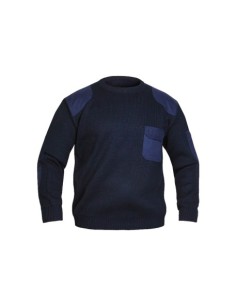 JERSEY CUELLO REDONDO MARINO CON REFUERZOS ADEEPI