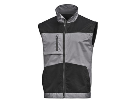 CAZADORA STRETCH-PRO GRIS/NEGRO ELASTICA CONFORT