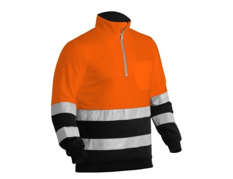 SUDADERA ALTA VISIBILIDAD NARANJA MARINO