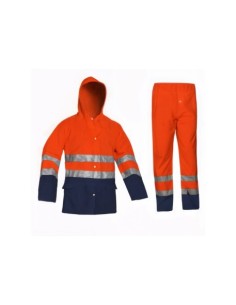 TRAJE AGUA COMBINADO ALTA VISIBILIDAD NARANJA/MARINO