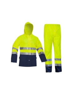 TRAJE AGUA ALTA VISIBILIDAD BICOLOR PU
