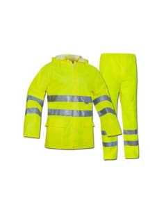 TRAJE AGUA ALTA VISIBILIDAD IMPERMEABLE