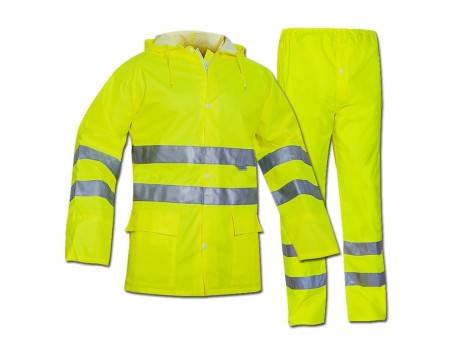 TRAJE AGUA ALTA VISIBILIDAD IMPERMEABLE