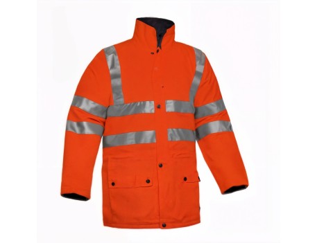 PARKA ALTA VISIBILIDAD CLASE 3 NARANJA