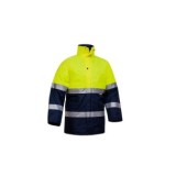 PARKA COMBINADA ALTA VISIBILIDAD AMARILLO MARINO