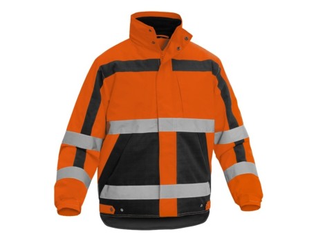 PARKA FORTE ALTA VISIBILIDAD NARANJA/NEGRO