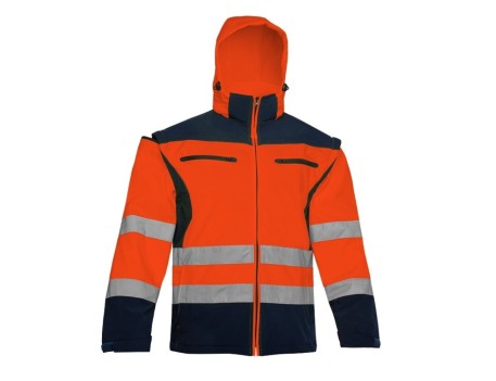 SOFTSHELL 1120 ALTA VISIBILIDAD NARANJA/MARINO