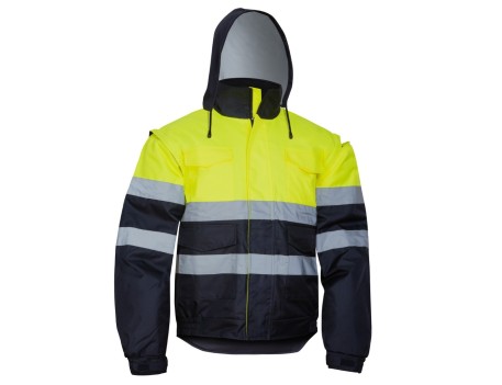 CAZADORA BOMBER ALTA VISIBILIDAD AMARILLO