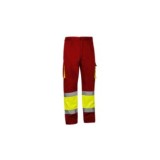PANTALÓN AV 1050 AMARILLO/ROJO ALTA VISIBILIDAD