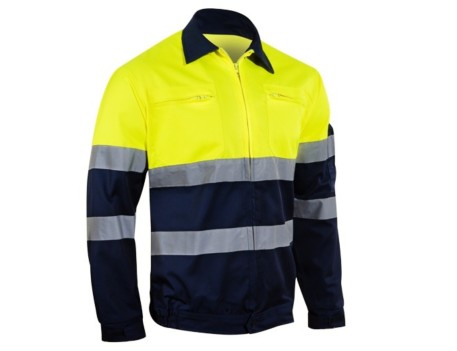 CAZADORA ALTA VISIBILIDAD AV 1055 AMARILLO/MARINO