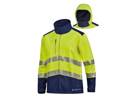 CAZADORA SOFTSHELL IGNIFUGA AV AMA/MARINO