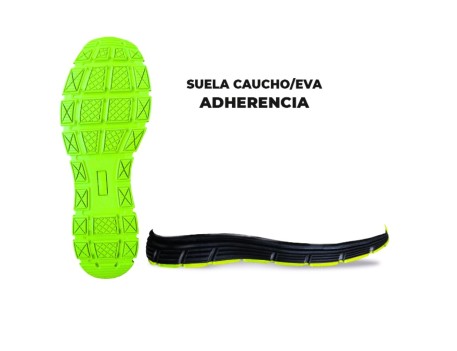 BOTA DE SEGURIDAD BENGALA S1P NEGRO/VERDE