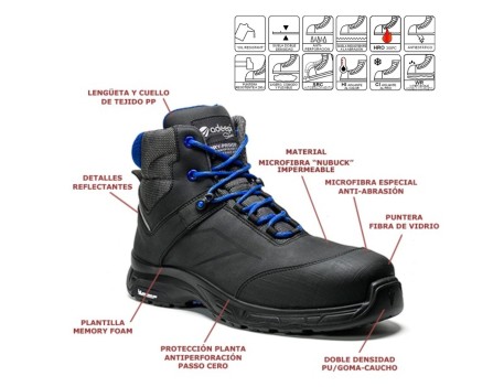BOTA ASTERIA S3 WR CI HI SRC NEGRO