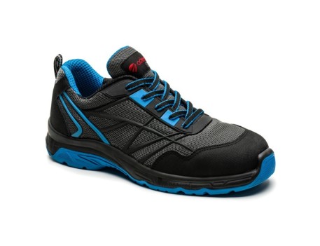 ZAPATO CRONOS S1P SRC NEGRO/CELESTE