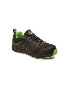 ZAPATO DE SEGURIDAD LEON S1P NEGRO/VERDE