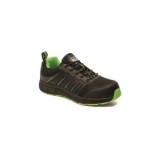 ZAPATO DE SEGURIDAD LEON S1P NEGRO/VERDE