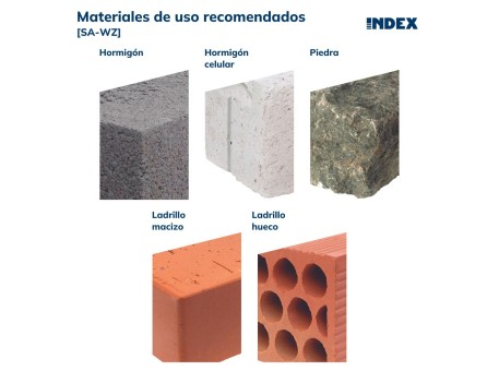 KIT FIJACIÓN WC Y BIDÉ ZINCADO M5X80 INDEX