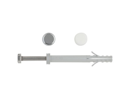FIJACIÓN INOX PARA WC Y BIDÉ CON TACO LARGO 6X80
