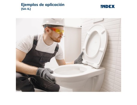 FIJACIÓN INOX PARA WC Y BIDÉ CON TACO LARGO 6X80