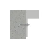 FIJACIÓN LAVABO TUERCA NYLON 10MM X 120MM INDEX