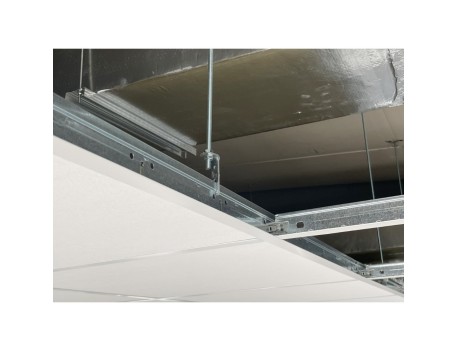 PLETINA DE CUELGUE GALVANIZADA PARA FALSOS TECHOS 6MM INDEX