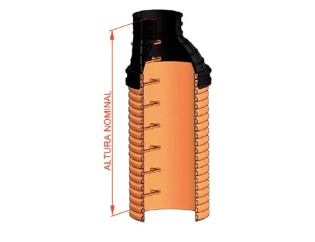 POZO 1200 SIN BASE 5MT DN1200 SN8 ADEQUA PR120050