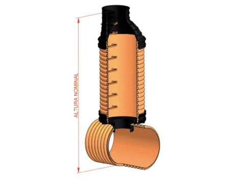 POZO 1000 SIN BASE H-1.5MT DN1000 SN8 ADEQUA