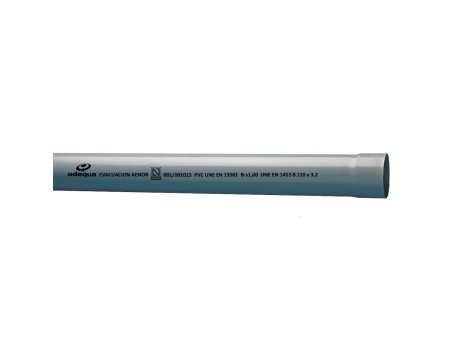 MT TUBO PVC SB GRIS Ø40MM DN40 5MTS