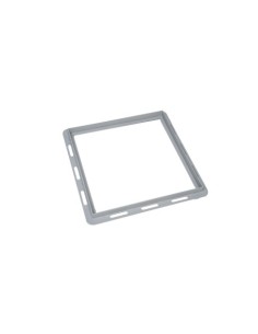 MARCO TAPA REJILLA 55X55 CM GRIS