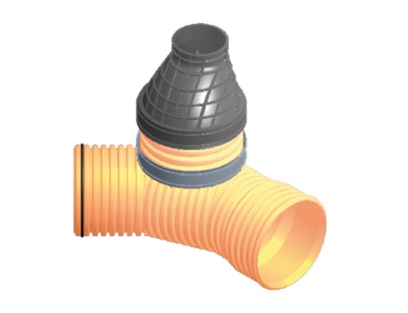 CURVA 22.5 POZOS SANECOR C/BASE DN800