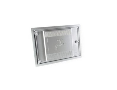PUERTA CONTADOR ALUMINIO 40X40 CIERRE ALLEN