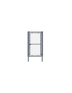 PUERTA SIMPLE 1 HOJO 2000X2000MM C/CERRADURA VERDE